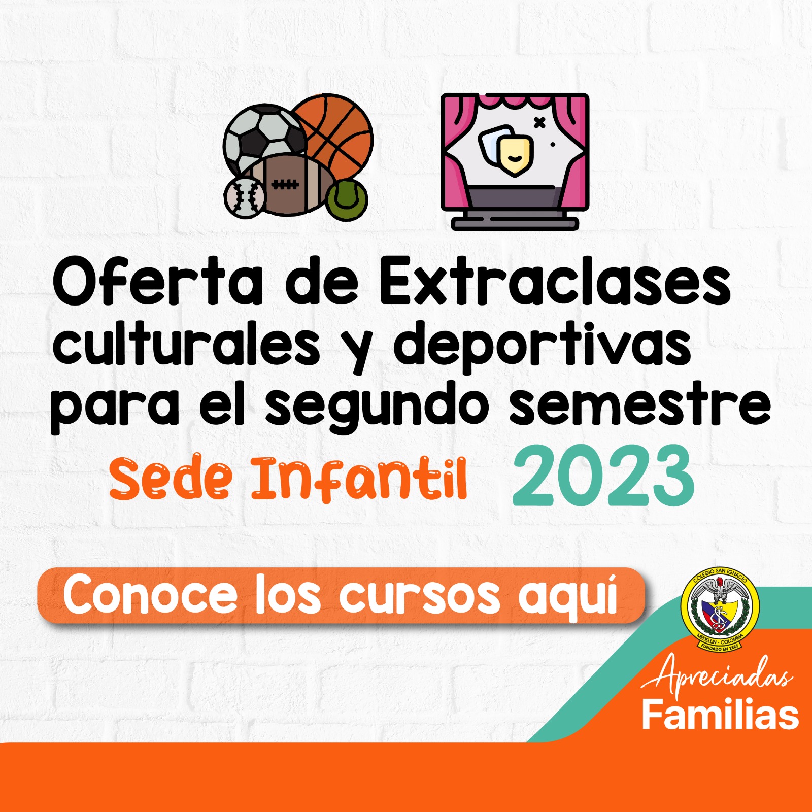 Conoce la oferta de Extraclases para la Sede Infantil en el segundo semestre